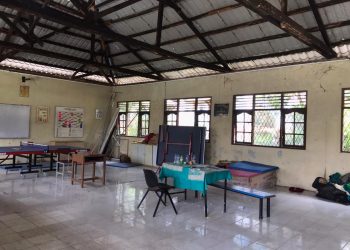 Ruang OSIS SMAN 1 Batam, lokasi kejadian percobaan pemerkosaan yang menimpa wali calon murid, difoto pada 10 Juli 2020. (Foto: Fathur Rohim)