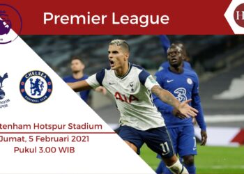 Winger Tottenham, Erik Lamela, merayakan gol ke gawang Chelsea di Carabao Cup 2020/21. © AP Photo (Desain oleh Muhamad Ishlahuddin)