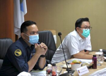 Acara ngopi bareng BSOA yang digelar oleh Biro Humas Promosi dan Protokol BP Batam, Kamis, 4 Maret 2021, di Gedung Marketing Centre, BP Batam. (Foto: Humas BP Batam)