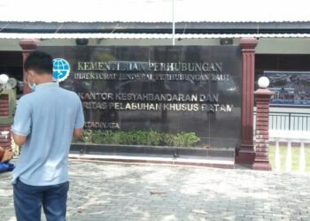 Kantor Kesyahbandaran dan Otoritas Pelabuhan (KSOP) Khusus Batam. (Foto: Bintang Hasibuan)